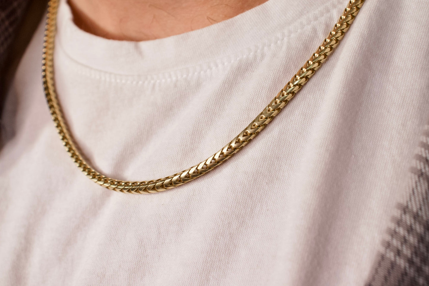 Gold Square Solid Franco