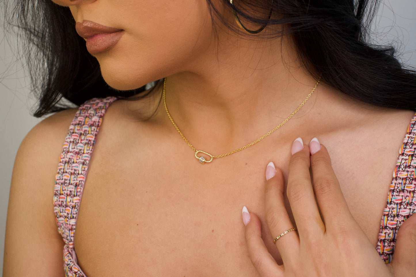 Carabiner Lock Necklace