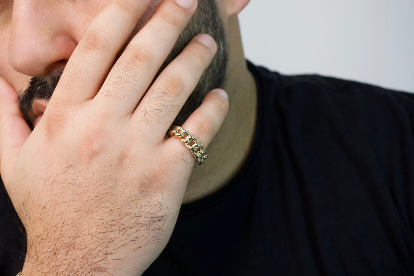 Gold Cuban Ring