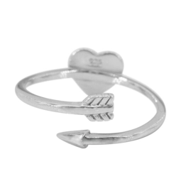 Heart Arrow Ring