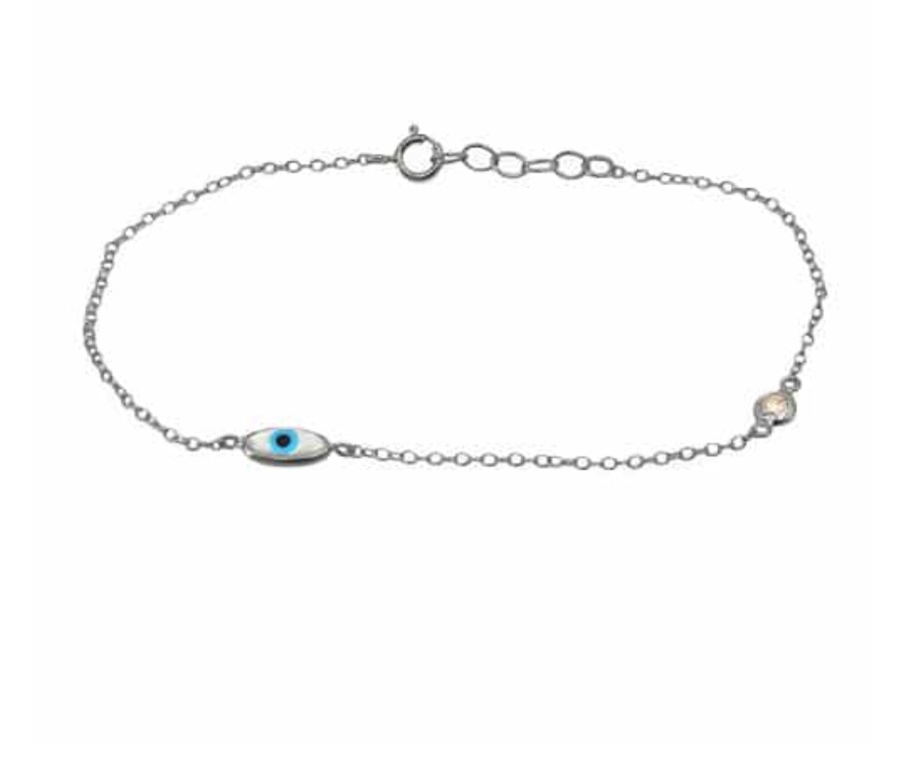 Micro Evil Eye Bracelet