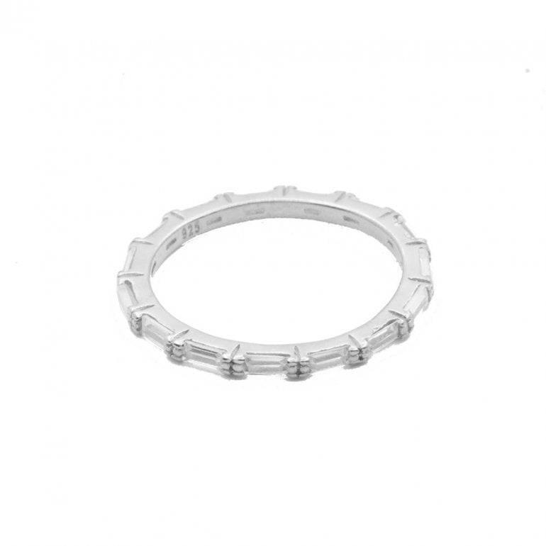 Horizontal Baguette Ring