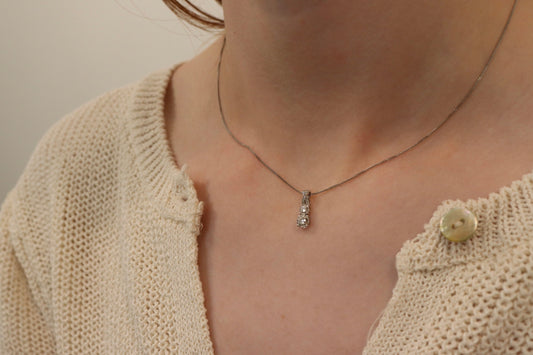 Stacked Diamond Necklace