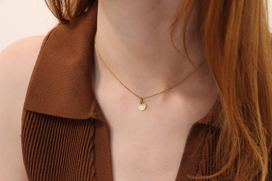 Flat Heart Necklace