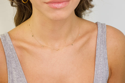 Gold Whimsical Charm Necklace