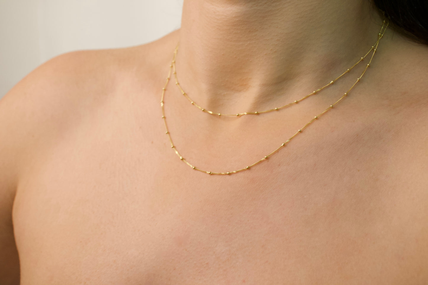 Gold Satellite Necklace
