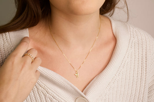 14kt Gold Chai Necklace