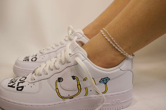 Puffy Anchor Anklet