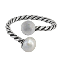 Yurman Inspired Pearl Ring